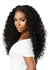 Long curly lace front wig black women